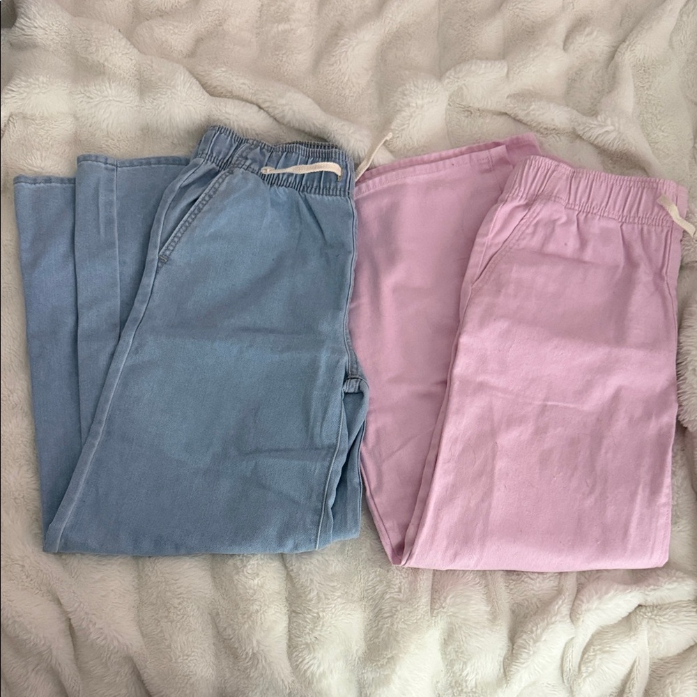 Old Navy Kids Pants - Blue & Pink